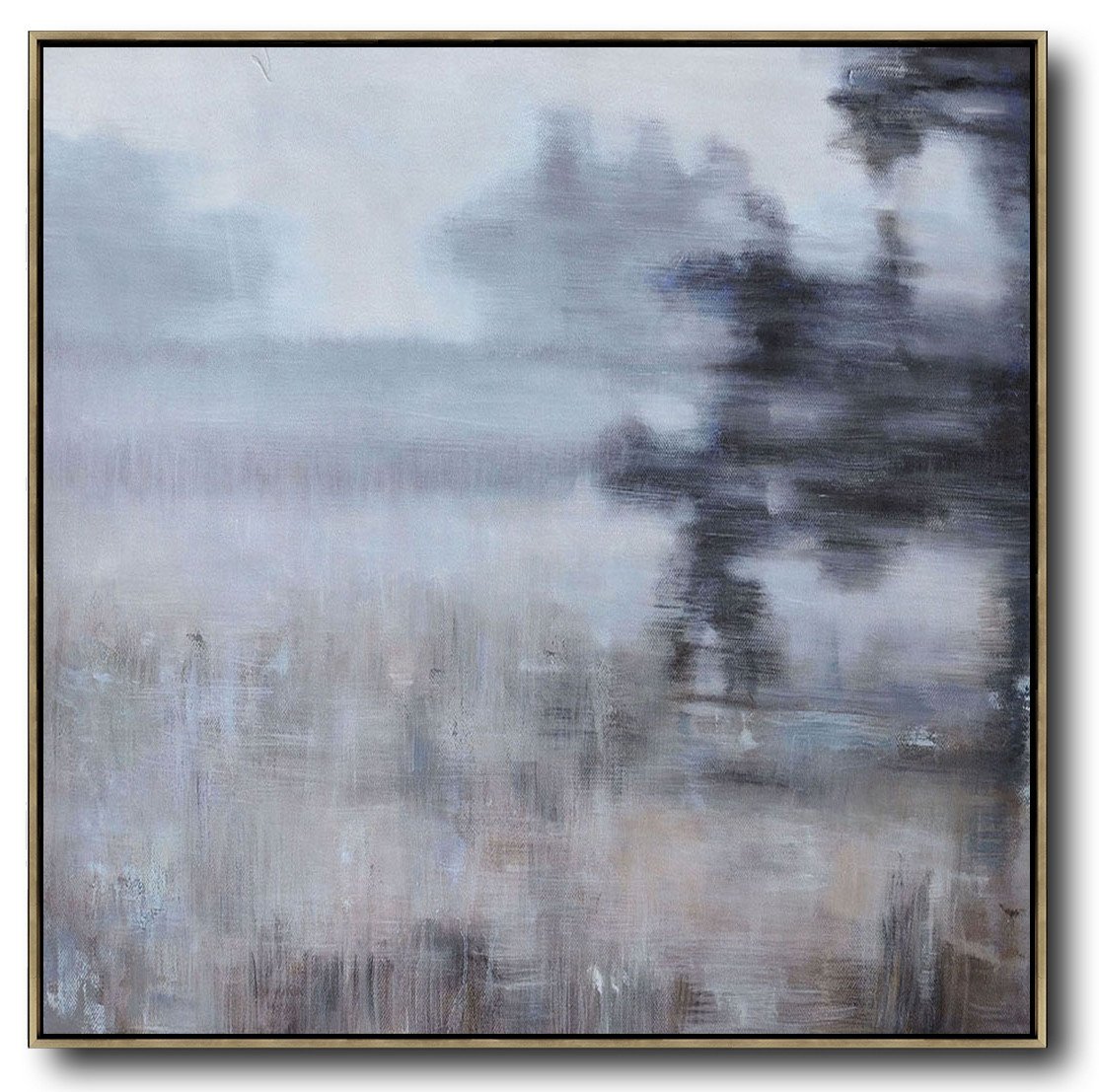 Abstract Landscape Oil Painting #LX21A - Click Image to Close